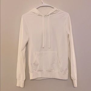 White hoodie